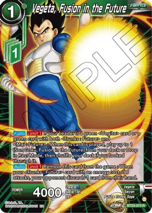 Vegeta, Fusion in the Future