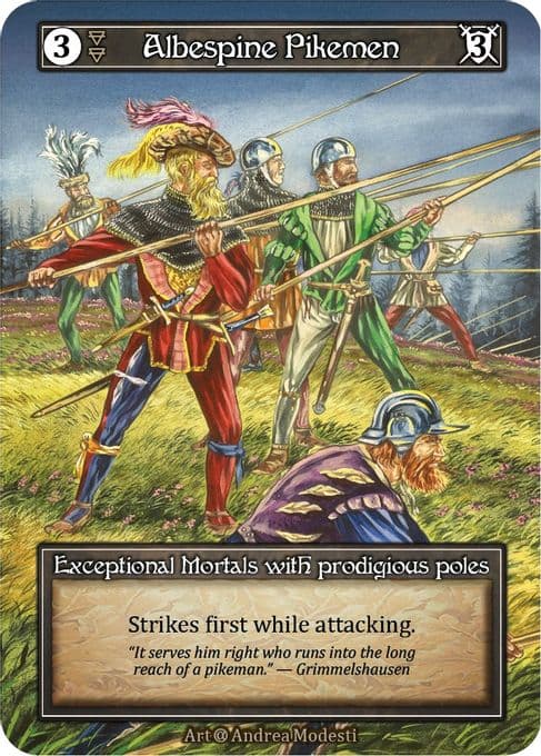 Albespine Pikemen (Foil)
