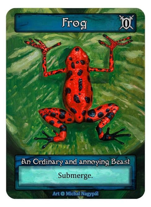 Frog (Red) (Box Topper)