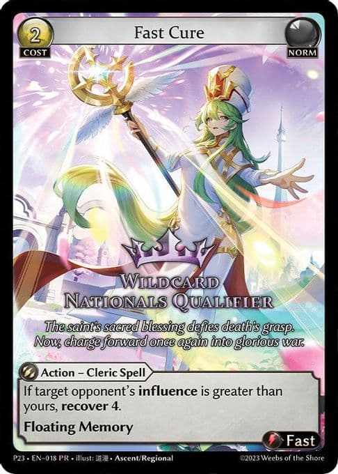 Fast Cure (Wildcard Nationals Qualifier)