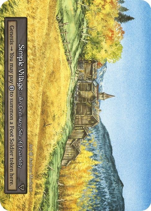 Simple Village (Preconstructed Deck)