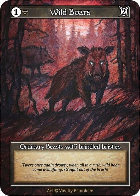 Wild Boars (Foil)