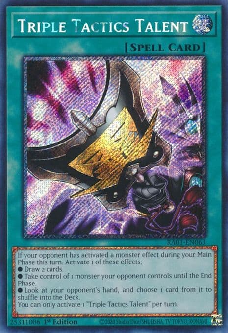 Triple Tactics Talent (Platinum Secret Rare)