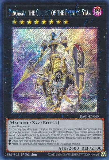 Dingirsu, the Orcust of the Evening Star (Platinum Secret Rare)