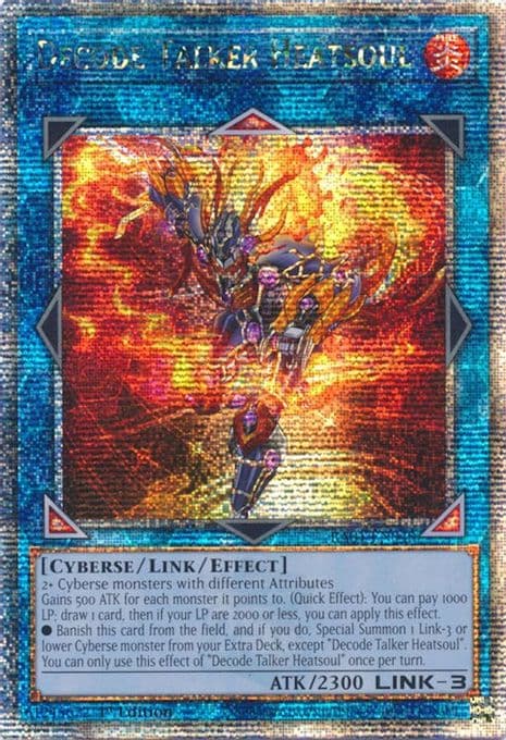 Decode Talker Heatsoul (Quarter Century Secret Rare)