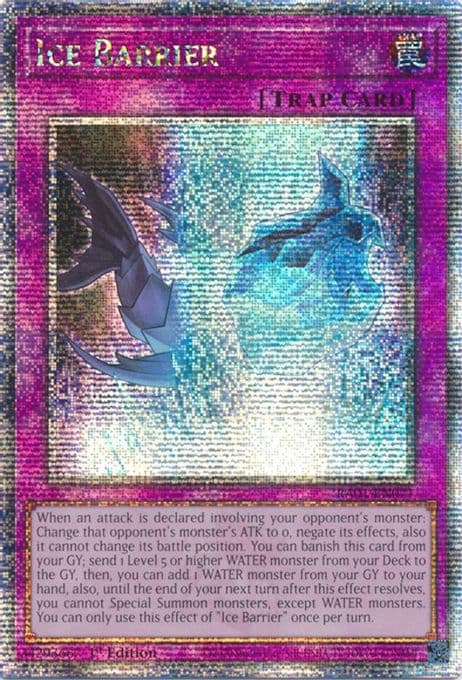 Ice Barrier (Quarter Century Secret Rare)