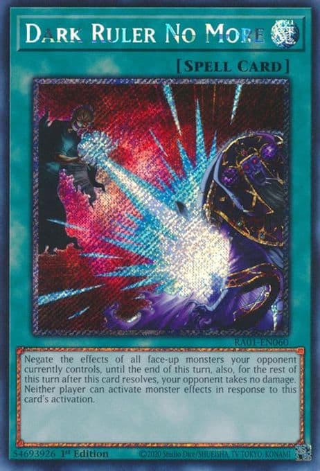 Dark Ruler No More (Platinum Secret Rare)