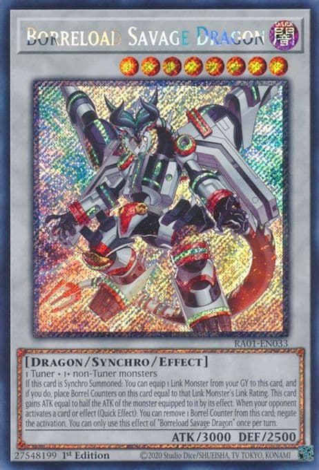 Borreload Savage Dragon (Platinum Secret Rare)