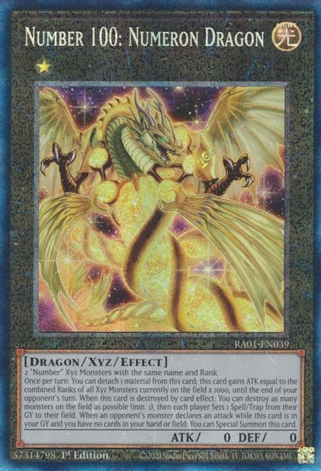 Number 100: Numeron Dragon (PCR)