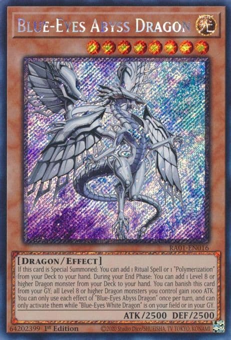 Blue-Eyes Abyss Dragon (Platinum Secret Rare)