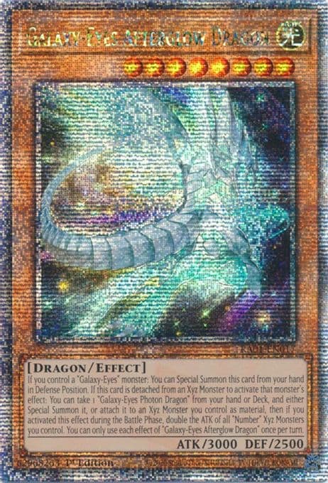Galaxy-Eyes Afterglow Dragon (Quarter Century Secret Rare)