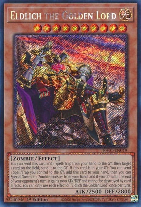 Eldlich the Golden Lord (Alternate Art) (Platinum Secret Rare)