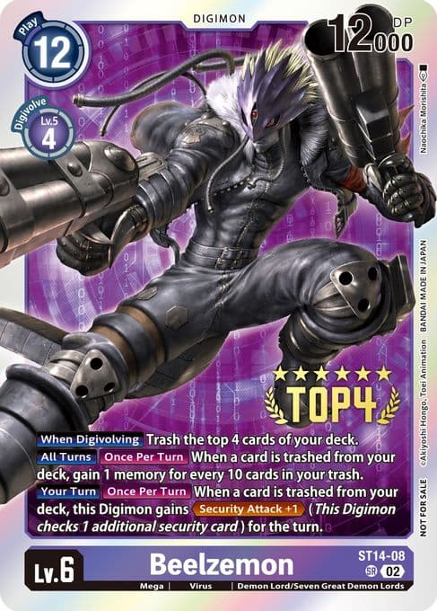 Beelzemon (Digimon 3-On-3 Top 4)