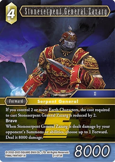 Stoneserpent General Zazarg