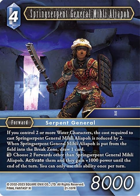 Springserpent General Mihli Aliapoh