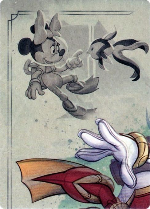 Minnie Mouse - Wide-Eyed Diver Puzzle Insert (Top Left)