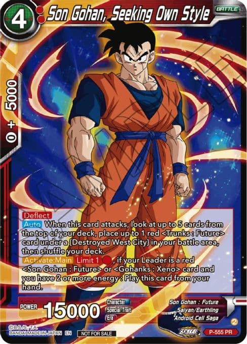 Son Gohan, Seeking Own Style (Zenkai Series Tournament Pack Vol.6)