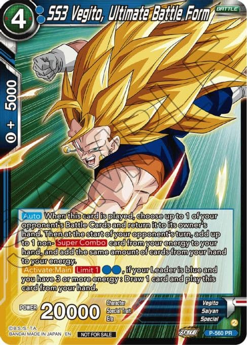 SS3 Vegito, Ultimate Battle Form (Zenkai Series Tournament Pack Vol.6)