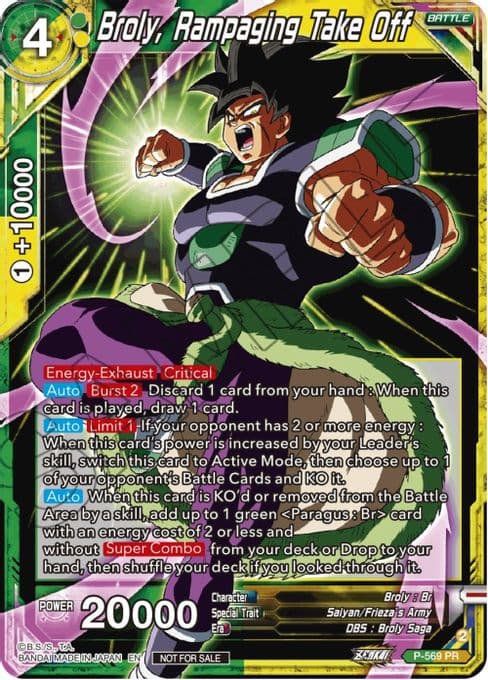 Broly, Rampaging Take Off (Zenkai Series Tournament Pack Vol.6)