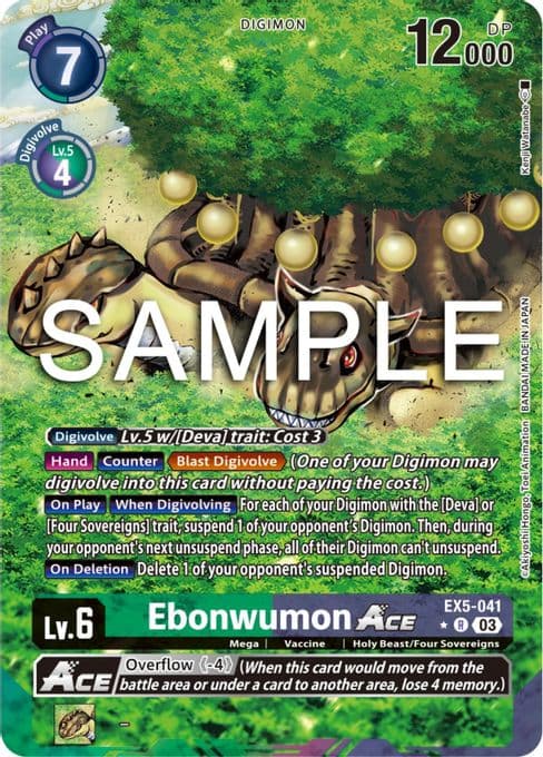 Ebonwumon ACE (Alternate Art)