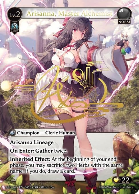 Arisanna, Master Alchemist (CSR) (005B) (ALC1E)