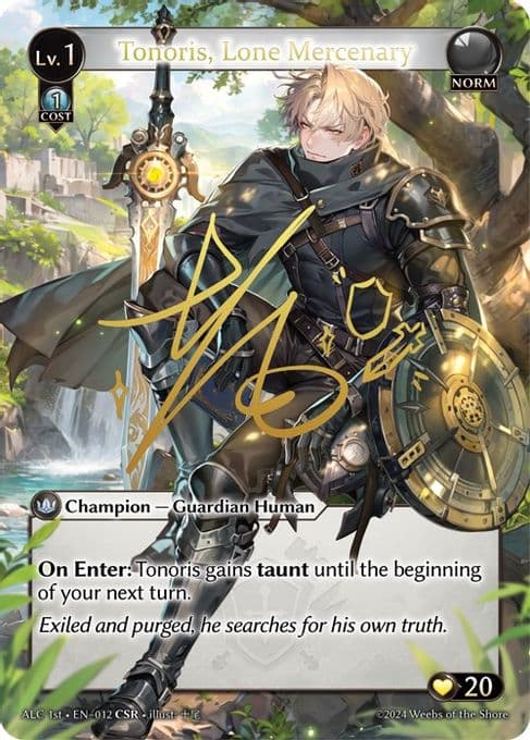 Tonoris, Lone Mercenary (CSR) (ALC1E)
