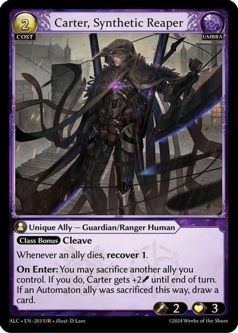 Carter, Synthetic Reaper