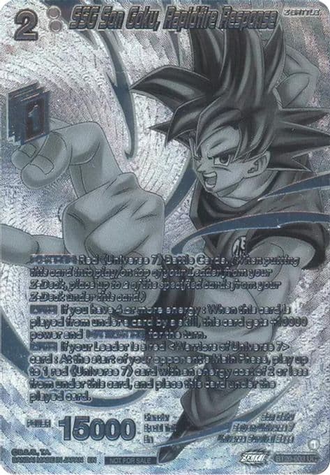 SSG Son Goku, Rapidfire Response (2023 Offline Regionals Silver Print)