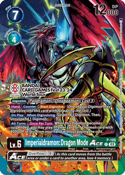 Imperialdramon: Dragon Mode ACE - P-109 (BANDAI Card Games Fest 23-24 World Tour)