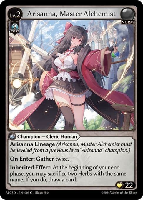 Arisanna, Master Alchemist
