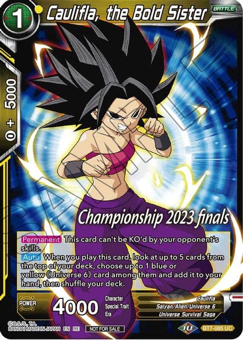 Caulifla, the Bold Sister (2023 Championship Finals Celebration Pack)