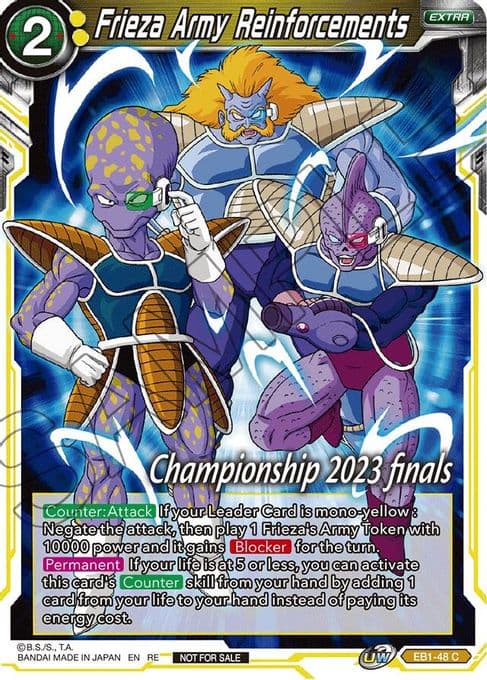 Frieza Army Reinforcements (2023 Championship Finals Celebration Pack)