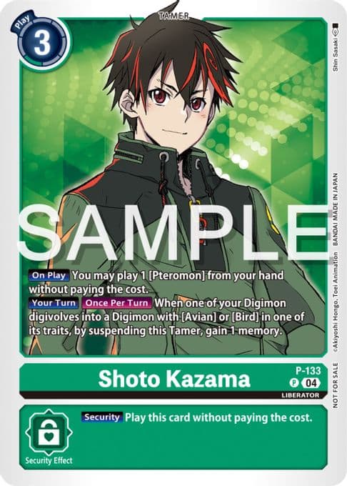 Shoto Kazama (Digimon Liberator Promotion Pack)