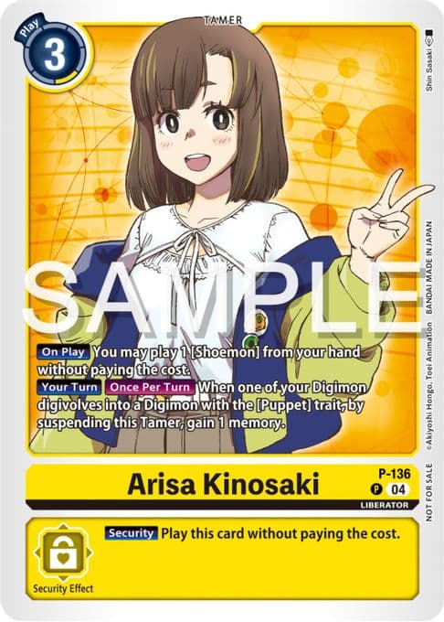 Arisa Kinosaki (Digimon Liberator Promotion Pack)
