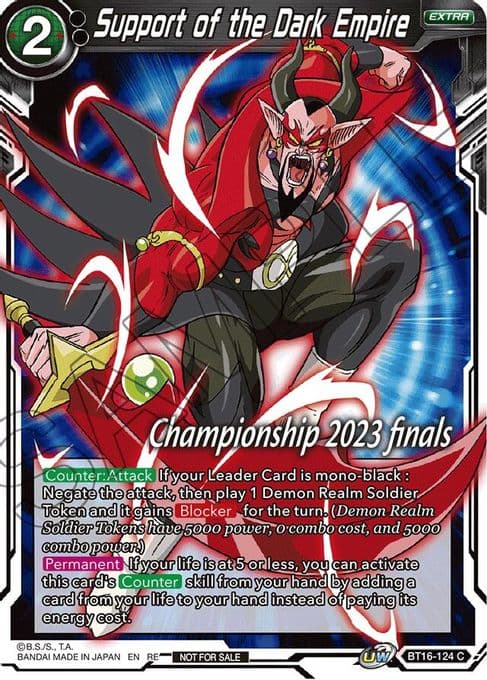 Support of the Dark Empire (2023 Championship Finals Celebration Pack)