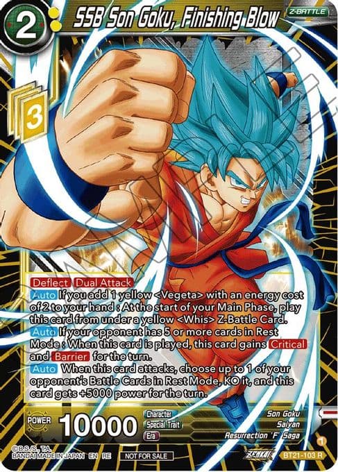 SSB Son Goku, Finishing Blow (2023 Championship Finals Zenkai Premium Pack)