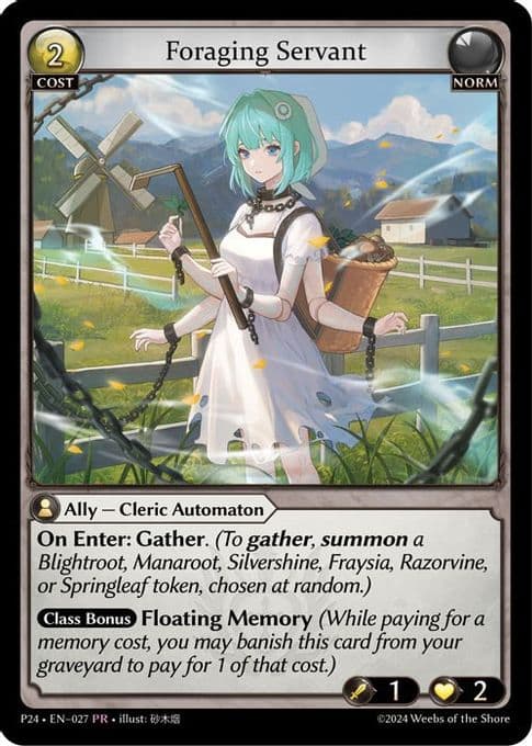 Foraging Servant
