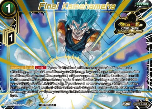 Final Kamehameha (2023 World Championship Z-Extra Card Set)