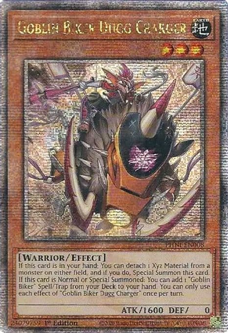Goblin Biker Dugg Charger (Quarter Century Secret Rare)