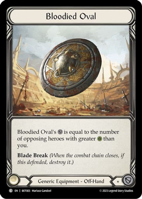 Bloodied Oval