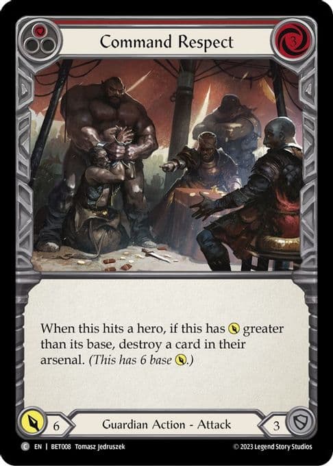 Command Respect (Red)
