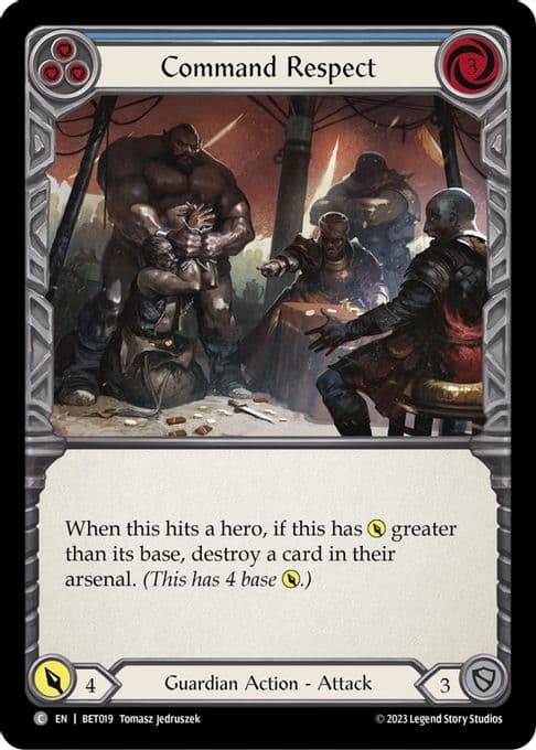 Command Respect (Blue)