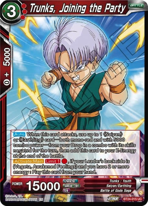 Trunks, Joining the Party