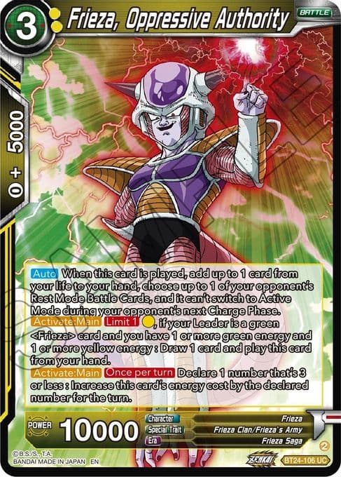 Frieza, Oppressive Authority