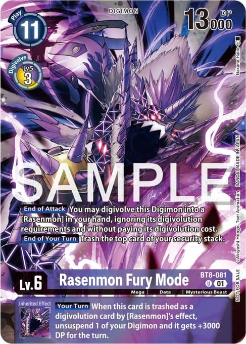 Rasenmon Fury Mode (Official Tournament Pack Vol.12)
