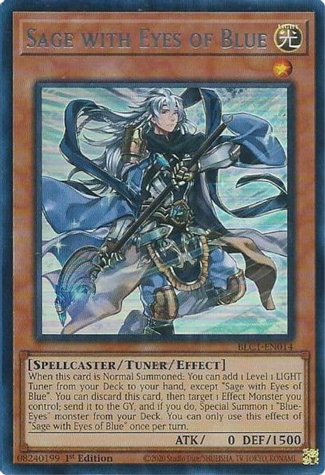 Sage with Eyes of Blue (Silver)