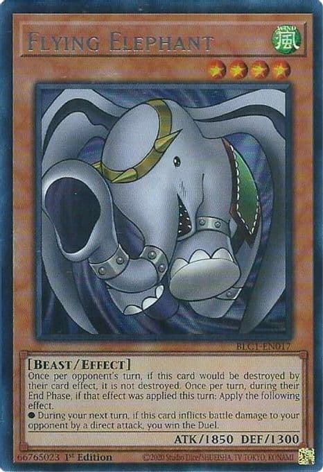Flying Elephant (Silver)