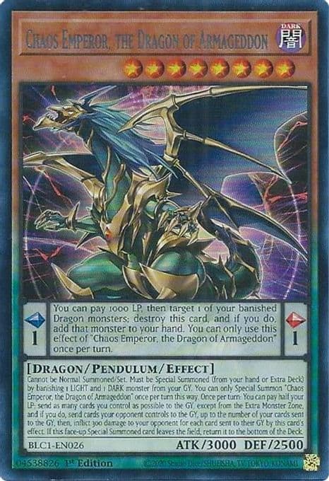Chaos Emperor, the Dragon of Armageddon (Silver)