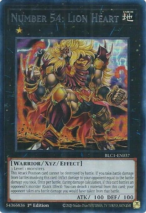 Number 54: Lion Heart (Silver)