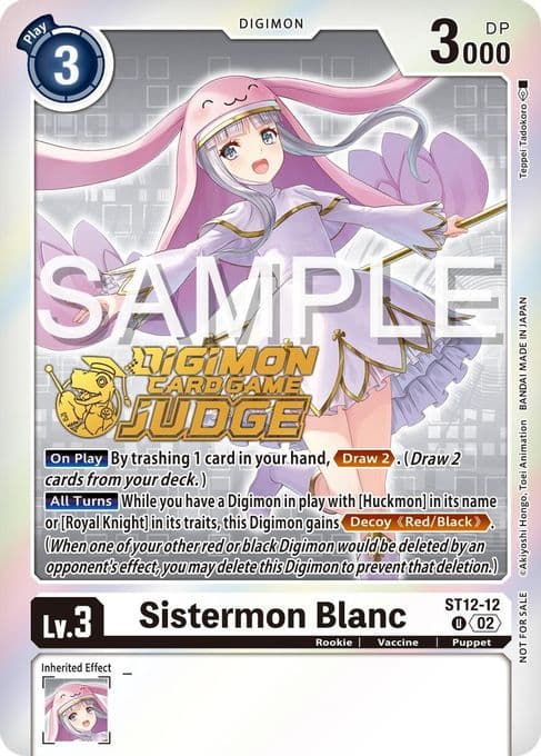 Sistermon Blanc (Judge Pack 5)